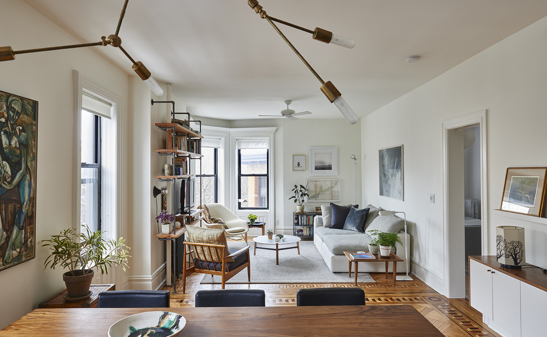 Small Space Project
Calderwood/Darter 
650 Sq Foot Apt.
Park Slope Brooklyn
 : Interior Projects : MICHEL ARNAUD PHOTOGRAPHY