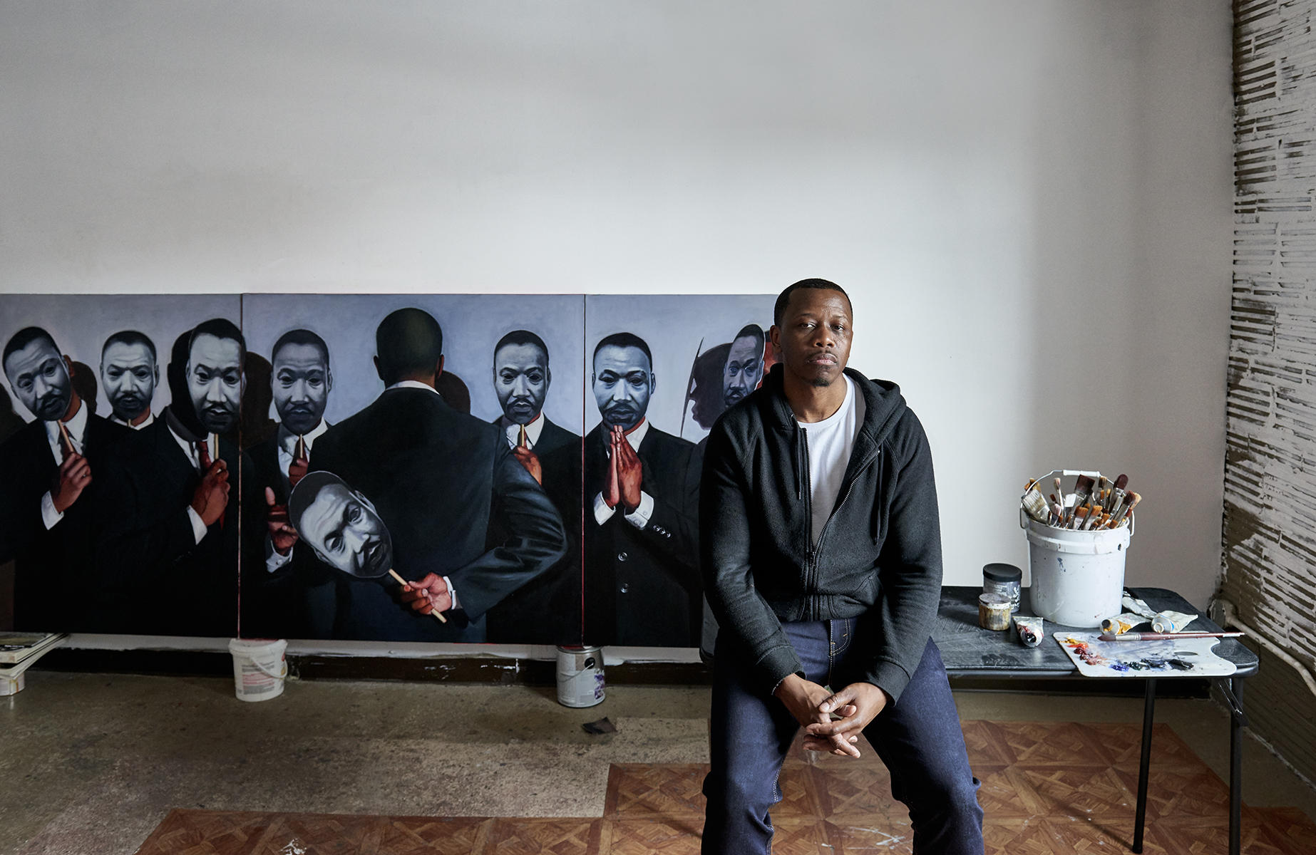 Tylonn Sawyer
Painter
Detroit
"The Dream is Now" : Portraits : MICHEL ARNAUD PHOTOGRAPHY